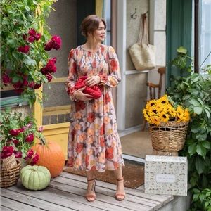 Mad About Style floral midi dress
